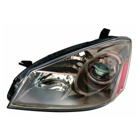 2005-2006 Nissan Altima Performance Headlamp Set Lh (Driver Side)+Rh  (Passenger Side) - Projector Type - Halogen - Gun Metal Bezel - NI2505113-2