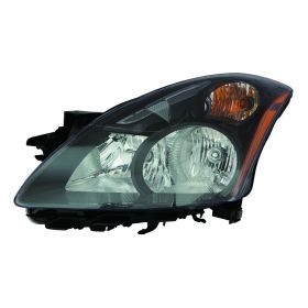 2010-2012 Nissan Altima- Sedan Headlamp Unit- Set Lh (Driver Side)+Rh (Passenger Side)- W/ Black Bezel-  Halogen - NI2505121-2 - Headlamp Unit- Set Lh (Driver Side)+Rh (Passenger Side)- W/ Black Bezel-  Halogen Oem# 