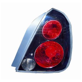 2002-2006 Nissan Altima Performance Rear Lamp Set Lh (Driver Side)+Rh  (Passenger Side) - Led - Red / Red Lens - Black - NI2811149-2