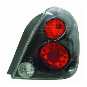 2002-2006 Nissan Altima Performance Rear Lamp Set Lh (Driver Side)+Rh  (Passenger Side) - Led - Red / Red Lens - Carbon Fiber - NI2811150-2