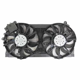 2018-2020 Nissan Leaf Cooling Fan Assembly Two Fans Side By Side Sl/Sv Model With 214934Gaoa Module - OEM# 214815SA0B - NI3115157-3