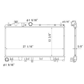 Subaru Impreza Wrx 2008-2014 Radiator - RAD13093