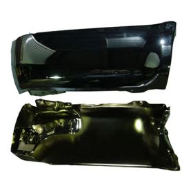 1990-1995 Toyota 4Runner Rear Side Bumper Rh (Passenger Side)  Chrome - TO1105104-2