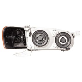 2001-2002 Toyota Corolla Performance Headlamp & Parklamp Set Lh (Driver Side)+Rh  (Passenger Side) -Oem Design - Black Bezel - TO2505124-2