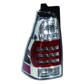 2006-2009 Toyota 4Runner Performance Rear Lamp Set Lh (Driver Side)+Rh  (Passenger Side) - Led - Clear Lens - Chrome Bezel - TO2811152-2