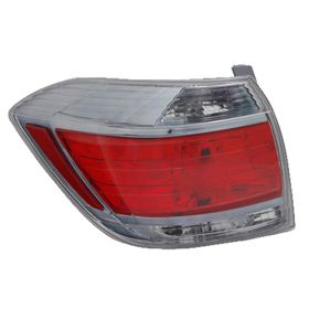 Toyota Highlander Hybrid 2011-2013 Driver Side Tail Light Lens And Housing - TO2818149 OEM# 8156148270