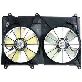2001-2003 Toyota Highlander Cooling Fan Assembly 4Cyl W/O Towing Pkg - OEM# 1636374290/1636374280/R8845333010/1636174140/16711 - TO3120102-3