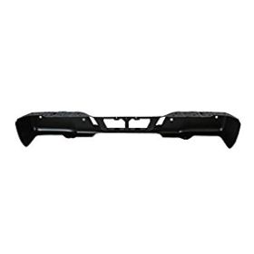 2009-2013 Toyota Tundra Rear Bumper Face Bar (Steel)- Black- W/ Sensor Hole -W/ Rock Warrior = Double Or Crew Cab - TO1100272-2 