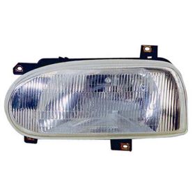 1995-1999 Volkswagen Cabrio- Convertible- To Early 99 Headlamp Assembly  Lh (Driver Side)  Single Bulb -Golf Only - VW2502104-2