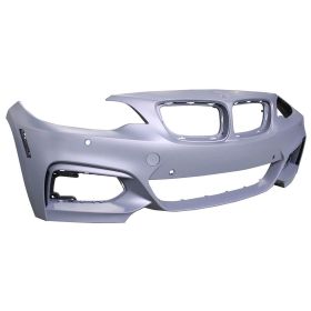 2014-2016 BMW 228I Bumper Front Primed W/O Park Assist/Washer W/Park Distance/M-Pkg - OEM# 51118058098 - BM1000410-3