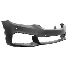 2017-2019 BMW 5 Series  Bumper Front Primed W/Park Distance/Park Assist/Washer/M-Pkg - OEM# 51118069076 - BM1000470-3