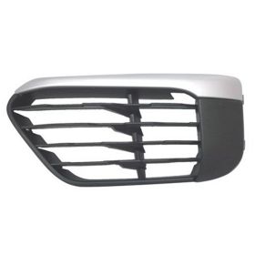 2016-2019 BMW X1 Grille Lower Driver Side Ptd Black W/Silver Moulding W/O Sensor X-Line Model - OEM# 51117453989 - BM1038200-3