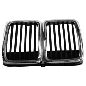 BMW 3 Series Sedan (1977 1999) 1984-1991 Center Grille - BM1200101