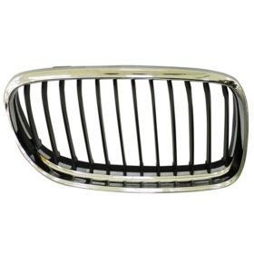 2009-2011 BMW 3 Series Sedan (1999-) Grille Passenger Side Chrome - OEM# 51137201970 - BM1200193-3
