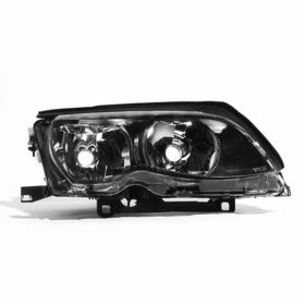2002-2005 BMW 3 Series Sedan (1999-) Head Lamp Passenger Side Halogen Black HQ - OEM# 63127165772 - BM2503122-3