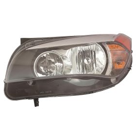 BMW X1 2013-2015 Driver Side Halogen Headlight Lens Housing - BM2518151