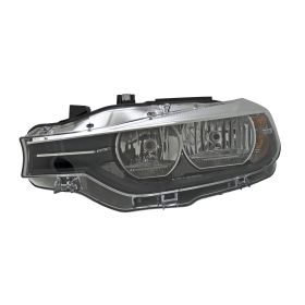 BMW 3 Series Sedan 2016-2018 Driver Side Halogen Headlight Assembly - BM2518166