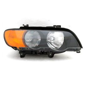 BMW X5 2000-2003 Passenger Side Halogen Headlight Lens And Housing - BM2519111 OEM# [List of Available Parts]/Lights/Headlights