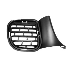 Dodge Challenger 2015-2019 Passenger Side Front Lower Bumper Cover Grille [outer Piece Of-3-piece Grille Style] Black - CH1039187