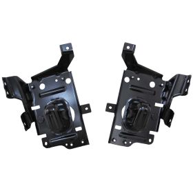 2019-2022 Dodge Ram Pickup R1500 Front Bumper Bracket Set- Lh + Rh Included- Steel- Rebel Model - CH1065105-2