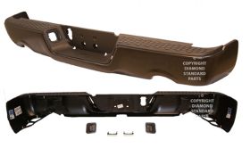 2019-2022 Dodge Ram Pickup R1500 Classic Rear Bumper Assembly- Painted- W/ Dual Exhaust & W/O Sensor Holes - CH1103123-2