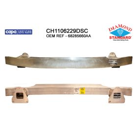 2019-2023 JEEP CHEROKEE Rear Bumper Impact Bar - Diamond Standard - CH1106229DSC OEM# 68285660AA