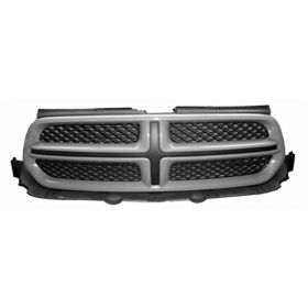 2011-2013 Dodge Durango Grille Matte Dark Gray W/Gray Mldg Ptm - OEM# 1RE01TZZAI - CH1200359-3