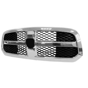 2019-2022 Dodge Ram Pickup R1500 Classic Grille- Mat Black W/ Chrome Frame- Code Mfd- - CH1200368-2