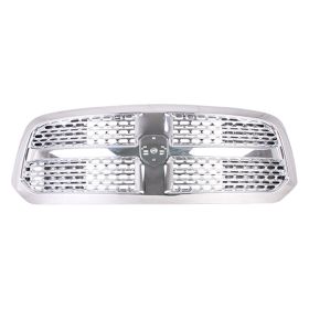 2013-2021 Ram Pickup-Ram-1500 Grille Chrome Frontame W/Chrome Perforated Wave Insert - OEM# 68093930AC - CH1200424-3