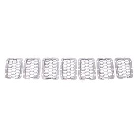 Jeep Grand Cherokee 2017-2019 Grille Trim Ring 7-piece Set - CH1201114