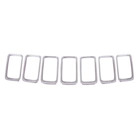 Jeep Grand Cherokee 2014-2016 Grille Trim Ring 7-piece Set - CH1210116