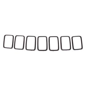 Jeep Grand Cherokee 2017-2019 Grille Trim Ring 7-piece Set - CH1210126