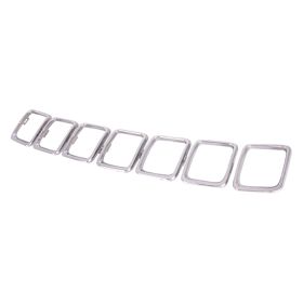 Jeep Compass Mp 2017-2021 Grille Trim Ring Set - CH1210127 OEM# 68351457AA