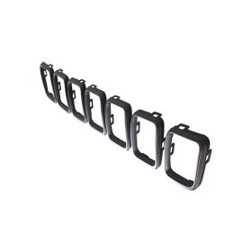 2017-2021 Jeep Compass Mp Grille Trim Ring (7-Piece Set) Primed - OEM# 6RX71ZZZAA - CH1210134-3