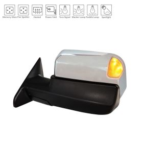 2019-2021 RAM PICKUP-RAM-3500 Driver Side Power Door Tow Mirror - CH1320488