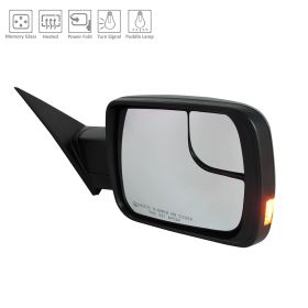 2019-2022 Dodge Ram 1500 Pickup - Passenger Side Power Door Mirror - CH1321476