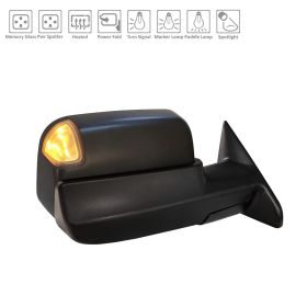 2019-2021 RAM PICKUP-RAM-3500 Passenger Side Power Door Tow Mirror - CH1321487