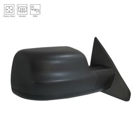 2019-2022 RAM PICKUP-RAM-1500 Passenger Side Power Door Mirror - CH1321521 OEM# 68462884AA/68462884AB