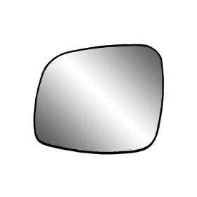 Dodge Caravan 2008-2016 Driver Side Door Mirror Glass Assembly [encased In Backing] - CH1324107