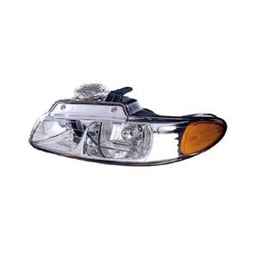 Headlamp Assembly, Lh (Driver Side)- W/ Quad Lamps Oem# 4857151Ac