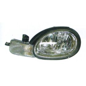 2001 Dodge Neon Head Lamp Driver Side Black Bezel - CH2502127V-3