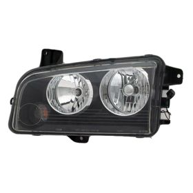 2006-2007 Dodge Charger Head Lamp Driver Side Small Amber Lens Over Turn Signal Frontom 11/08/2006 HQ - OEM# 4806165AF - CH2502163-3
