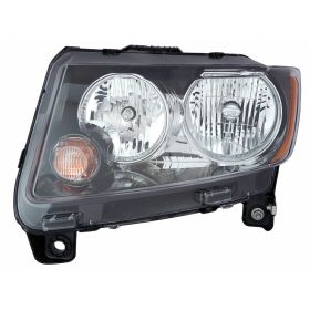 2013-2016 Jeep Compass Mk Classic Driver Side Halogen Headlight Assembly - Best Value ® - CH2502246