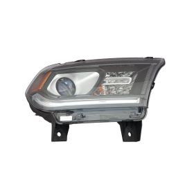 2016-2020 Dodge Durango Head Lamp Driver Side W/O Led Lamp Black Trim HQ - OEM# 68299135AD - CH2502302-3