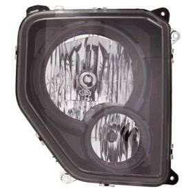 2010-2012 Jeep Liberty Head Lamp Passenger Side Halogen Black Bezel HQ - OEM# 68079710AA - CH2503227-3