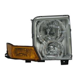 2006-2010 Jeep Commander Head Lamp Driver Side Halogen HQ - OEM# 55396537AF - CH2518117-3