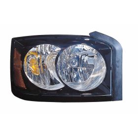 2006-2007 Dodge Dakota Pickup Head Lamp Passenger Side Black Bezel HQ - OEM# 55078106AB - CH2519116-3