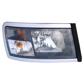 2008-2010 Dodge Dakota Pickup Head Lamp Passenger Side W/Black Bezel - OEM# 1EK58WS2AC - CH2519127-3