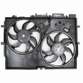 2014-2018 RAM Promaster 1500 Radiator and Condenser Fan Assembly with TWO Fans Side BY Side - CH3115185