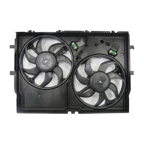 Dodge RAM Promaster 1500 2014-2019 Radiator And Condenser Fan Assembly With Two Fans Side By Side - CH3115186